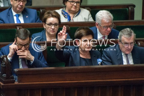 Posiedzenie Sejmu w Warszawie