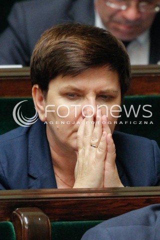  07.06.2018 WARSZAWA SEJM <br />POSIEDZENIE SEJMU<br />N/Z BEATA SZYDLO<br /> 