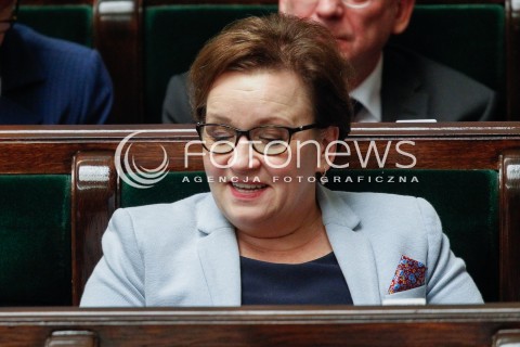  07.06.2018 WARSZAWA SEJM <br />POSIEDZENIE SEJMU<br />N/Z ANNA ZALEWSKA<br /> 