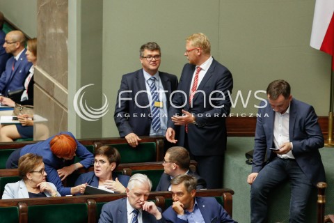  07.06.2018 WARSZAWA SEJM <br />POSIEDZENIE SEJMU<br />N/Z BEATA SZYDLO ELZBIETA RAFALSKA ANNA ZALEWSKA MARIUSZ BLASZCZAK<br /> 