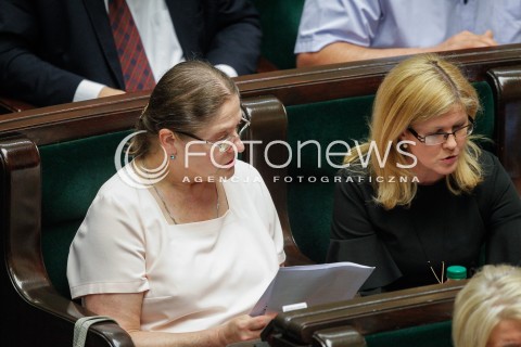  07.06.2018 WARSZAWA SEJM <br />POSIEDZENIE SEJMU<br />N/Z KRYSTYNA PAWLOWICZ<br /> 