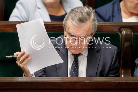  07.06.2018 WARSZAWA SEJM <br />POSIEDZENIE SEJMU<br />N/Z PIOTR GLINSKI<br /> 