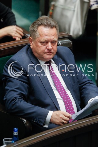  07.06.2018 WARSZAWA SEJM <br />POSIEDZENIE SEJMU<br />N/Z JAROSLAW ZIELINSKI<br /> 