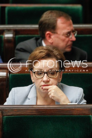  07.06.2018 WARSZAWA SEJM <br />POSIEDZENIE SEJMU<br />N/Z ANNA ZALEWSKA MARIUSZ KAMINSKI<br /> 