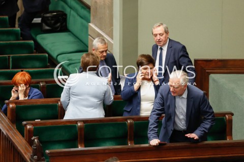  07.06.2018 WARSZAWA SEJM <br />POSIEDZENIE SEJMU<br />N/Z BEATA SZYDLO HENRYK KOWALCZYK JAROSLAW GOWIN<br /> 