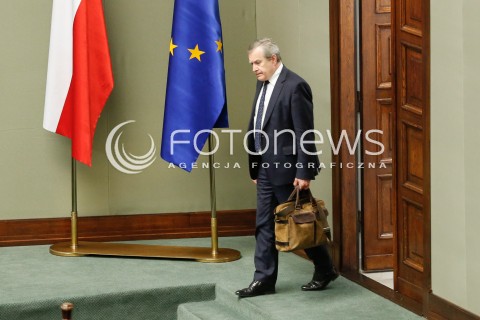  07.06.2018 WARSZAWA SEJM <br />POSIEDZENIE SEJMU<br />N/Z PIOTR GLINSKI FLAGA UNII EUROPEJSKIEJ UE<br /> 