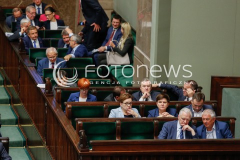  07.06.2018 WARSZAWA SEJM <br />POSIEDZENIE SEJMU<br />N/Z BEATA SZYDLO ANNA ZALEWSKA PIOTR GLINSKI JAROSLAW GOWIN<br /> 