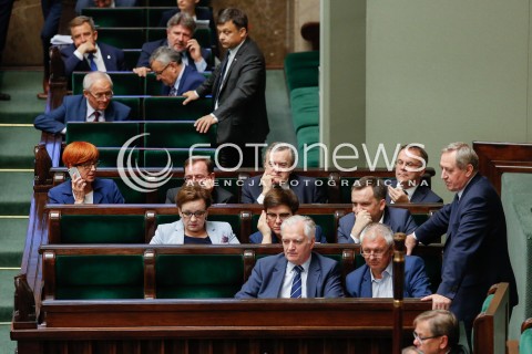  07.06.2018 WARSZAWA SEJM <br />POSIEDZENIE SEJMU<br />N/Z ANNA ZALEWSKA ELZBIETA RAFALSKA PIOTR GLINSKI JAROSLAW GOWIN HENRYK KOWALCZYK JAROSLAW SELLIN<br /> 