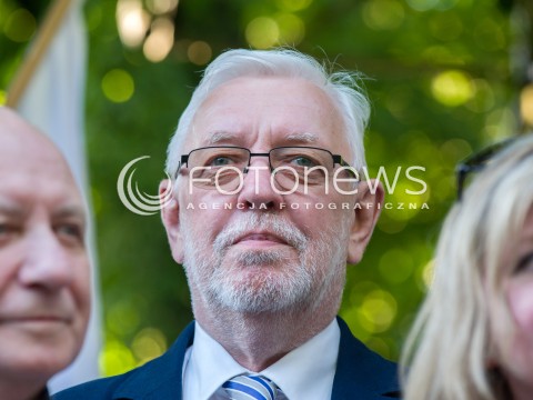  07.06.2018 WARSZAWA<br />KOD ZAKONCZYL PROTEST POD KPRM W WARSZAWIE<br />N/Z JERZY STEPIEN<br /> 