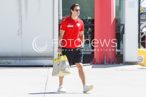  07.06.2018 LOTNISKO RZESZOW JASIONKA<br />ODLOT REPREZENTACJI POLSKI PILKARZY PO ZGRUPOWANIU W ARLAMOWIE NA MECZ DO POZNANIA <br />N/Z GRZEGORZ KRYCHOWIAK<br /> 