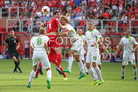  09.06.2018 LODZ <br />
PILKA NOZNA MEZCZYZN III LIGA SEZON 2017/2018<br />
MECZ WIDZEW LODZ - LECHIA TOMASZOW MAZOWIECKI<br />
N/Z ROBERT DEMJAN<br />
 