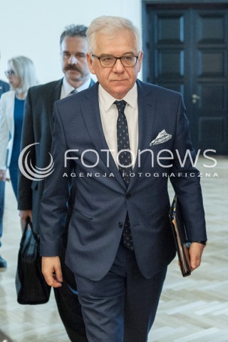  12.06.2018 WARSZAWA<br />POSIEDZENIE RADY MINISTROW<br />N/Z JACEK CZAPUTOWICZ<br /> 