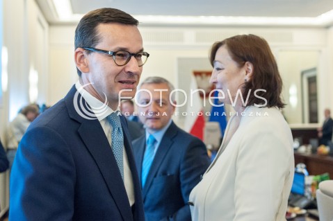  12.06.2018 WARSZAWA<br />POSIEDZENIE RADY MINISTROW<br />N/Z  PREMIER MATEUSZ MORAWIECKI JOLANTA RUSINIAK<br /> 