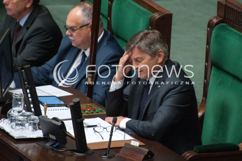  14.06.2018 WARSZAWA<br />POSIEDZENIE SEJMU<br />N/Z MAREK KUCHCINSKI<br /> 