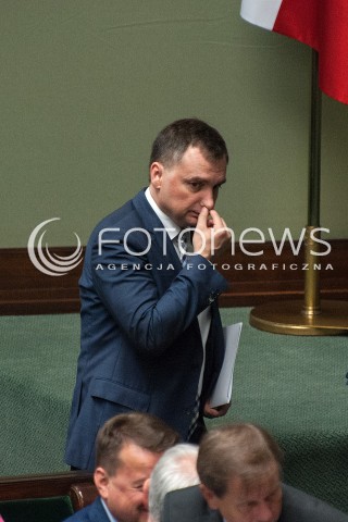  14.06.2018 WARSZAWA<br />POSIEDZENIE SEJMU<br />N/Z ZBIGNIEW ZIOBRO<br /> 