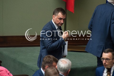  14.06.2018 WARSZAWA<br />POSIEDZENIE SEJMU<br />N/Z ZBIGNIEW ZIOBRO<br /> 