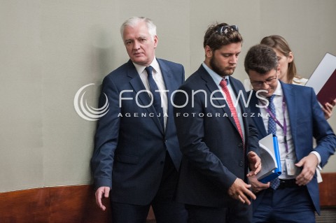  14.06.2018 WARSZAWA<br />POSIEDZENIE SEJMU<br />N/Z JAROSLAW GOWIN<br /> 