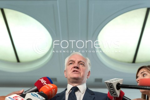  14.06.2018 WARSZAWA<br />POSIEDZENIE SEJMU<br />N/Z JAROSLAW GOWIN<br /> 