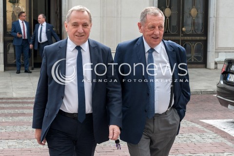  14.06.2018 WARSZAWA<br />POSIEDZENIE SEJMU<br />N/Z HENRYK KOWALCZYK JAN SZYSZKO<br /> 