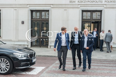  14.06.2018 WARSZAWA<br />POSIEDZENIE SEJMU<br />N/Z GRZEGORZ SCHETYNA RAFAL GRUPINSKI<br /> 