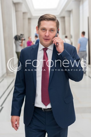  14.06.2018 WARSZAWA<br />POSIEDZENIE SEJMU<br />N/Z BARTOSZ KOWNACKI<br /> 