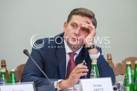  14.06.2018 WARSZAWA<br />POSIEDZENIE SEJMU<br />KOMISJA DS. AMBER GOLD<br />N/Z BARTOSZ KOWNACKI<br /> 