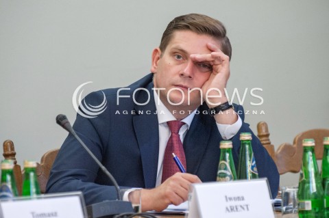  14.06.2018 WARSZAWA<br />POSIEDZENIE SEJMU<br />KOMISJA DS. AMBER GOLD<br />N/Z BARTOSZ KOWNACKI<br /> 