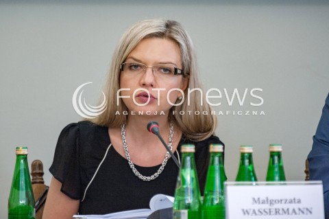  14.06.2018 WARSZAWA<br />POSIEDZENIE SEJMU<br />KOMISJA DS. AMBER GOLD<br />N/Z MALGORZATA WASSERMANN<br /> 