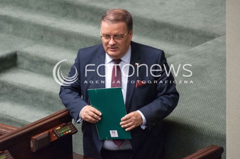  14.06.2018 WARSZAWA<br />POSIEDZENIE SEJMU<br />N/Z ANDRZEJ DERA<br /> 