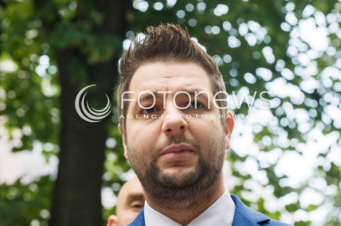  14.06.2018 WARSZAWA<br />KONFERENCJA PATRYKA JAKIEGO BEZPIECZNA WARSZAWA<br />N/Z PATRYK JAKI<br /> 