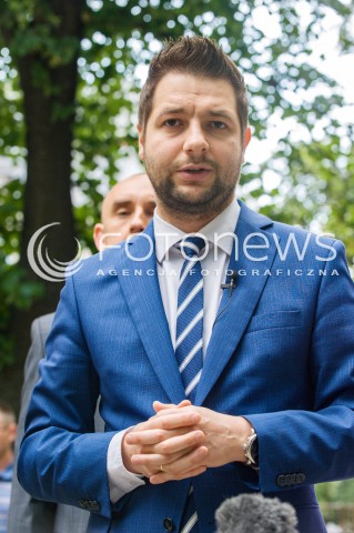  14.06.2018 WARSZAWA<br />KONFERENCJA PATRYKA JAKIEGO BEZPIECZNA WARSZAWA<br />N/Z PATRYK JAKI<br /> 