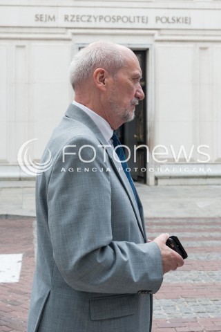  15.06.2018 WARSZAWA<br />POSIEDZENIE SEJMU<br />N/Z ANTONI MACIEREWICZ<br /> 