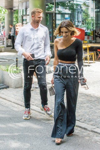  16.06.2018 WARSZAWA<br />
GWIAZDY PRZED STUDIEM DZIEN DOBRY TVN<br />
N/Z ARTUR BORUC SARA MANNEI<br />
 