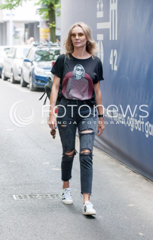  16.06.2018 WARSZAWA<br />
GWIAZDY PRZED STUDIEM DZIEN DOBRY TVN<br />
N/Z AGNIESZKA WOZNIAK STARAK SZULIM<br />
 