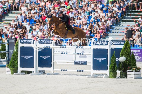  17.06.2018 SOPOT<br />CSIO LONGINES FEI JUMPING NATIONS CUP OF POLAND<br />INTERNATIONAL TEAM COMPETITION<br />N/Z EMANUELE GAUDIANO (HORSE CHALOU)<br /> 
