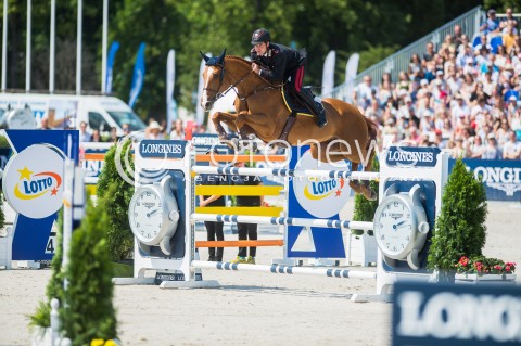  17.06.2018 SOPOT<br />CSIO LONGINES FEI JUMPING NATIONS CUP OF POLAND<br />INTERNATIONAL TEAM COMPETITION<br />N/Z EMANUELE GAUDIANO (HORSE CHALOU)<br /> 