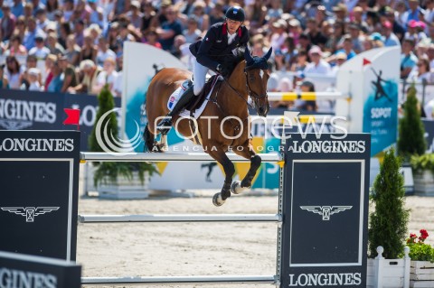  17.06.2018 SOPOT<br />CSIO LONGINES FEI JUMPING NATIONS CUP OF POLAND<br />INTERNATIONAL TEAM COMPETITION<br />N/Z KEVIN STAUT (HORSE FOR JOY VANT ZORGVLIET)<br /> 