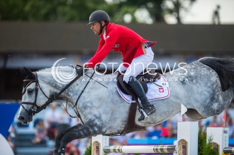  17.06.2018 SOPOT<br />CSIO LONGINES FEI JUMPING NATIONS CUP OF POLAND<br />INTERNATIONAL TEAM COMPETITION<br />N/Z KRZYSZTOF LUDWICZAK (HORSE NORDWIND)<br /> 