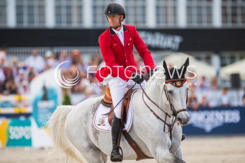  17.06.2018 SOPOT<br />CSIO LONGINES FEI JUMPING NATIONS CUP OF POLAND<br />INTERNATIONAL TEAM COMPETITION<br />N/Z JEROME GUERY (HORSE GARFIELD DE TIJI DES TEMPLIERS)<br /> 