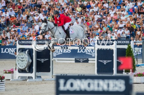  17.06.2018 SOPOT<br />CSIO LONGINES FEI JUMPING NATIONS CUP OF POLAND<br />INTERNATIONAL TEAM COMPETITION<br />N/Z DEVIN RYAN (HORSE EDDIE BLUE)<br /> 