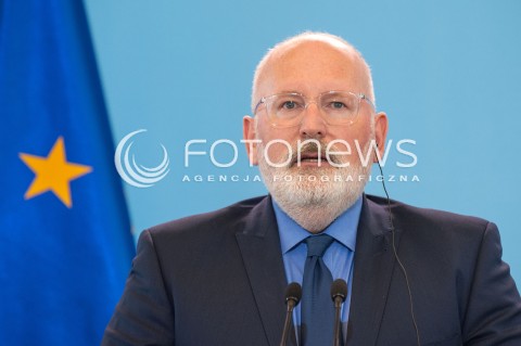  18.06.2018 WARSZAWA<br />SPOTKANIE MATEUSZA MORAWIECKIEGO Z FRANSEM TIMMERMANSEM W WARSZAWIE<br />N/Z FRANS TIMMERMANS<br /> 