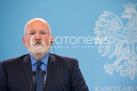  18.06.2018 WARSZAWA<br />SPOTKANIE MATEUSZA MORAWIECKIEGO Z FRANSEM TIMMERMANSEM W WARSZAWIE<br />N/Z FRANS TIMMERMANS<br /> 