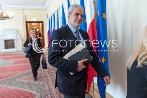  18.06.2018 WARSZAWA<br />SPOTKANIE BEATY KEMPY Z CHRISTOSEM STYLIANIDESEM KOMISARZEM UE DS POMOCY HUMANITARNEJ<br />N/Z CHRISTOS STYLIANIDES<br /> 