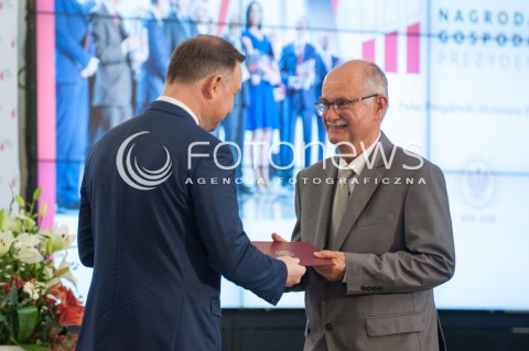  19.06.2018 WARSZAWA<br />POWOLANIE KAPITULY NAGRODY GOSPODARCZEJ PREZYDENTA RP<br />N/Z ANDRZEJ DUDA ROMAN KLUSKA<br /> 