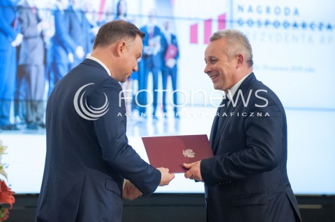  19.06.2018 WARSZAWA<br />POWOLANIE KAPITULY NAGRODY GOSPODARCZEJ PREZYDENTA RP<br />N/Z ANDRZEJ DUDA ZDZISLAW SOKAL<br /> 