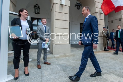  19.06.2018 WARSZAWA<br />POWOLANIE KAPITULY NAGRODY GOSPODARCZEJ PREZYDENTA RP<br />N/Z ANDRZEJ DUDA<br /> 