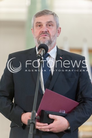  20.06.2018 WARSZAWA<br />NOMINACJA NOWEGO MINISTRA ROLNICTWA I ROZWOJU WSI<br />N/Z JAN ARDANOWSKI<br /> 