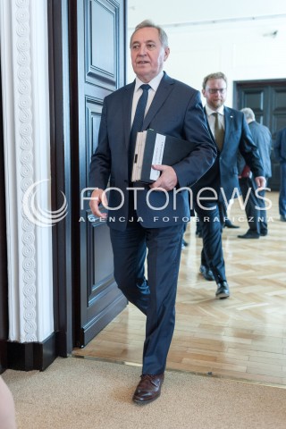  20.06.2018 WARSZAWA<br />POSIEDZENIE RADY MINISTROW<br />N/Z HENRYK KOWALCZYK<br /> 