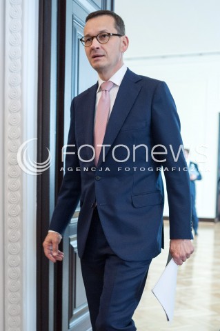  20.06.2018 WARSZAWA<br />POSIEDZENIE RADY MINISTROW<br />N/Z PREMIER MATEUSZ MORAWIECKI<br /> 
