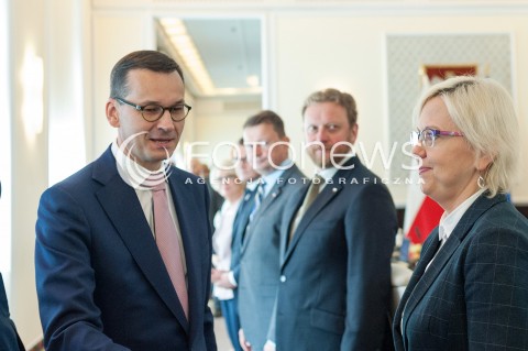  20.06.2018 WARSZAWA<br />POSIEDZENIE RADY MINISTROW<br />N/Z PREMIERMATEUSZ MORAWIECKI LUKASZ SZUMOWSKI WITOLD BANKA<br /> 